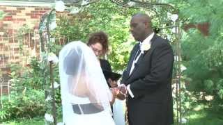 Pagan Muslim Garden Wedding Handfasting at Pine Manor Chicago [upl. by Jerald]