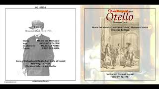 Mario Del Monaco Otello Live 1957 Napoli Rarissimo [upl. by Darmit]