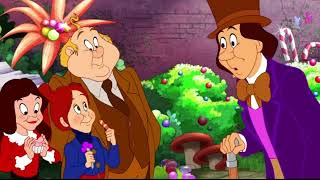 WB Tom And Jerry Willy Wonka And The Chocolate Factory Augustus Gloop Falls River Part 1 Russian [upl. by Anders]