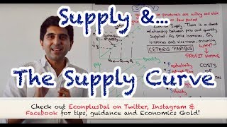 Y1 4 Supply and the Supply Curve [upl. by Kerek]