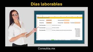 Días laborables en Excel [upl. by Torbart]