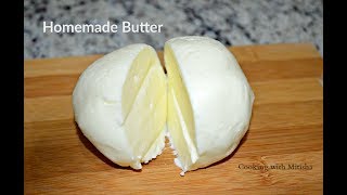 How to Make Homemade Butter  Desi Makhan Recipe  Homemade Butter Recipe [upl. by Jaycee]