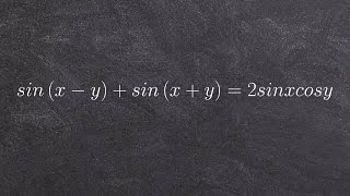 How to verify an identity with the sum and difference formulas [upl. by Andrew455]