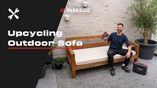 Wir restaurieren unser verwittertes OutdoorSofa  PARKSIDE DIY [upl. by Yrgoerg300]