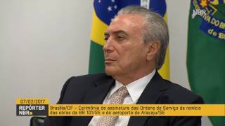 Governo assina retomada de obras da BR101 em Sergipe e do aeroporto de Aracaju [upl. by Anaibib]