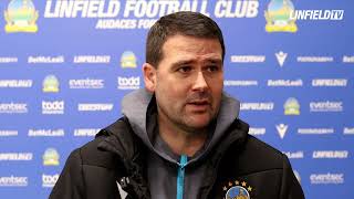 INTERVIEW  David Healy Postmatch vs Warrenpoint Town  06012024 [upl. by Chemush]