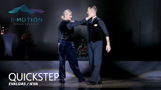 Evaldas Sodeika  Ieva Zukauskaite  2022 Night Of NINE  Showdance Quickstep [upl. by Lolanthe]