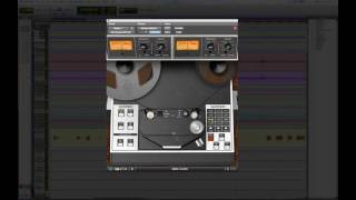 Ampex ATR102 Mastering Tape Recorder PlugIn Trailer for UAD2 [upl. by Laughton]