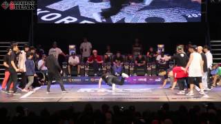 MORNING OF OWL vs SLAVIC UNITED  BBOY CREW SF1  R16 2013 FINAL DAY2  Allthatbreakcom [upl. by Airetahs]