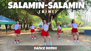 SALAMIN SALAMIN BINI PPOP TIKTOK TREND DANCE FITNESS ZUMBA GFRIENDS [upl. by Aronal472]