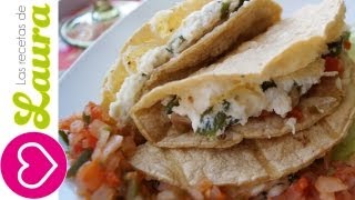 Como hacer TACOS DORADOS de requesón  Sin freír  Comida Saludable [upl. by Nordek223]