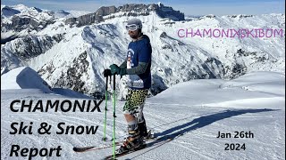 CHAMONIX Ski and Snow Report week 9  Spring Snow and lots of Avalanches [upl. by Alage]