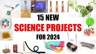 15 New Science Project Ideas for 2024 [upl. by Pearline]