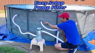 Unboxing amp Easy Setup Pool Filter  Step by Step [upl. by Anaile]