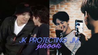 Jikook Jungkook protecting Jimin [upl. by Fidellas]