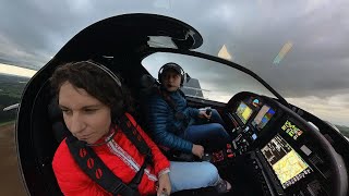 Skyleader 600  Poland to UK on a microlight [upl. by Oluas]