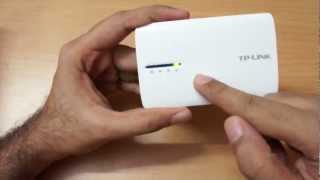 TPLINK batt powered Wifi router review TLMR3040 [upl. by Orat]