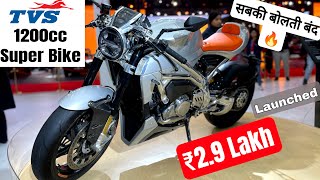 TVS New 1200cc Superbike Launched  ₹29 Lakh  सबकी बोलती बंद करदी TVS नै 🇮🇳🔥  2024 Norton V4CR [upl. by Keelby660]