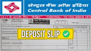 Central Bank Deposit Form Fill Up  Central Bank Me Paise Jama Karne Ka Form Kaise Bhare 2024 [upl. by O'Mahony]