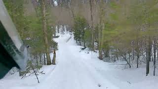 Snowmobiling the AdirondacksNorthbound from Indian lake towards NewcombNY [upl. by Paff]