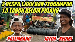 KASIH UANG MAKAN BUAT ANAK VESPA EXTREME YANG LAGI KEHUJANAN [upl. by Egap]