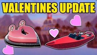 NEW VALENTINES UPDATE IN SHARKBITE 2  ROBLOX [upl. by Rainah461]