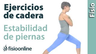 Ejercicio de elasticidad de cadera y fortalecimiento y estabilidad de piernas [upl. by Adihaj]