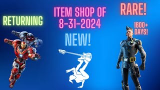 NEW BBass Emote amp RARE Skin Fortnite  Item Shop of 8312024 [upl. by Akcirret]