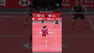 Longest rally 72 shots KangSeo vs LiangWang  BWF World Tour Finals 2023 MD Final shorts [upl. by Felten]