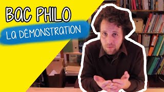 Philo Terminale  La démonstration ancien bac [upl. by Linden]