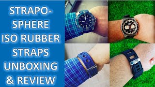 Straposphere ISO Rubber Straps Review on Pagani Design and Lorus Watches [upl. by Mell]