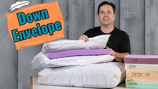 Down Envelope DIY Upholstery Cushions  How to Measure Order and Stuff Down Envelopes with Foam [upl. by Tteraj]