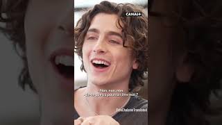 Timothée Chalamet can still speak French [upl. by Ainavi]