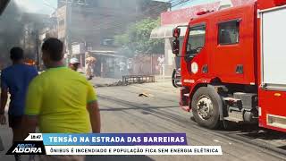 Dia caótico na estrada de Barreiras ônibus incendiado e população fica sem energia elétrica [upl. by Kester]