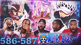 LAW VS SMOKER One Piece Ep 586587 Reaction [upl. by Carson]