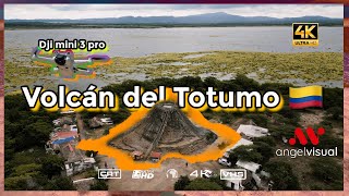 Volcán del Totumo  sobre vuelo djimini3pro colombia cartagena drone [upl. by Annohsak22]