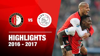 Highlights  Feyenoord  Ajax  Eredivisie 20162017 [upl. by Netsua904]