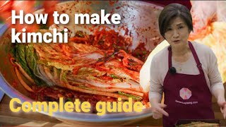 How to make traditional kimchi 김치  easy small batch recipe with many tips [upl. by Sachsse]