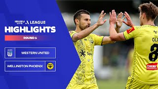 Western United v Wellington Phoenix  Highlights  Isuzu UTE ALeague 202324  Round 06 [upl. by Hayashi]