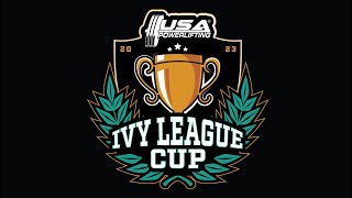 2023 USA Powerlifting Ivy League Cup  Platform 1 [upl. by Felicdad]