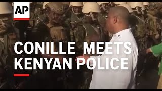 Haitian prime minister meets Kenyan police officers ahead of UNbacked deployment [upl. by Godden]