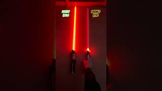 Disney lightsaber vs Neopixel Lightsaber Vader Edition [upl. by Ester]