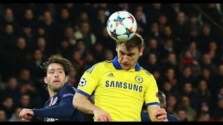 Branislav Ivanovic Beautiful Goal vs PSG Champions League 2015 [upl. by Hakeber]