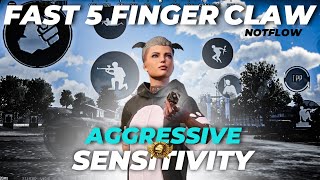 NEW UPDATE 280 🔥 BEST SENSITIVITY CODE  CONTROL SETTINGS PUBG MOBILEBGMI  BEST 5 FINGER IPHONE [upl. by Maryjane]