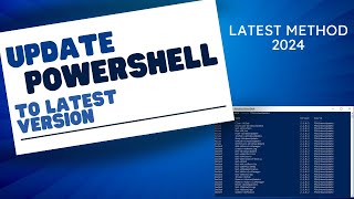 How to update PowerShell to latest version [upl. by Relyhs]