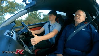 Grandads Passenger Ride In My EP3 Civic Type R [upl. by Ynatsyd]