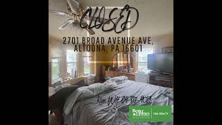 2701 BROAD AVENUE  ALTOONA PA 16601 CLOSED [upl. by Skantze214]