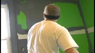 How to Paint a Kitchen  Painting Kitchen Walls with Rollers [upl. by Ihtak108]