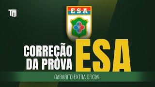 GABARITO ESA 2023 RESOLUÇÃO AO VIVO  Teorema Militar [upl. by Basso185]