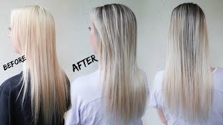 How to Reverse Balayage AKA Smudge Root  Ft Redken Blur Brush [upl. by Reube]